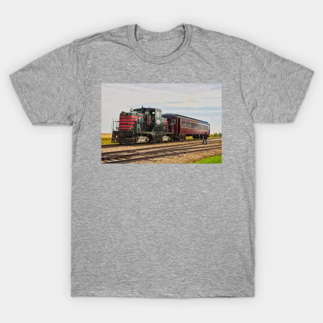 Southern Prairie Railway, Saskatchewan, Canada T-Shirt by colorful